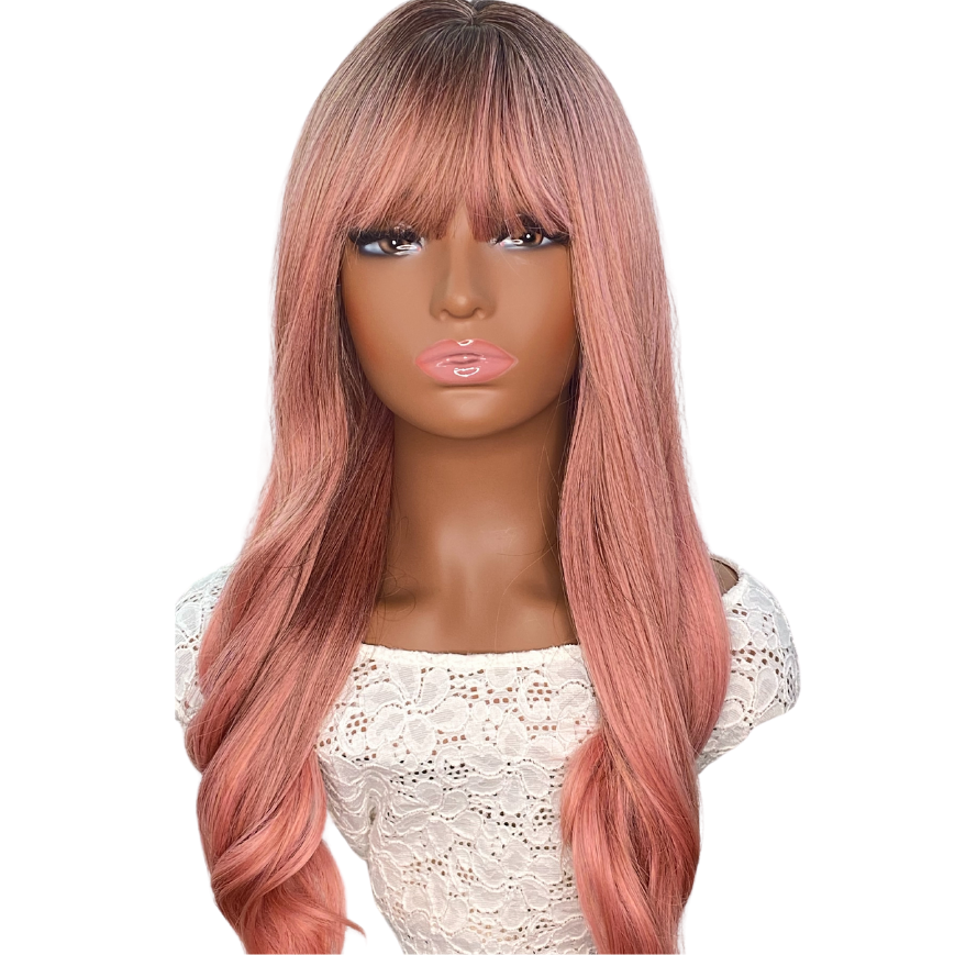 Pretty in Pink Heat Resistant Synthetic Wig