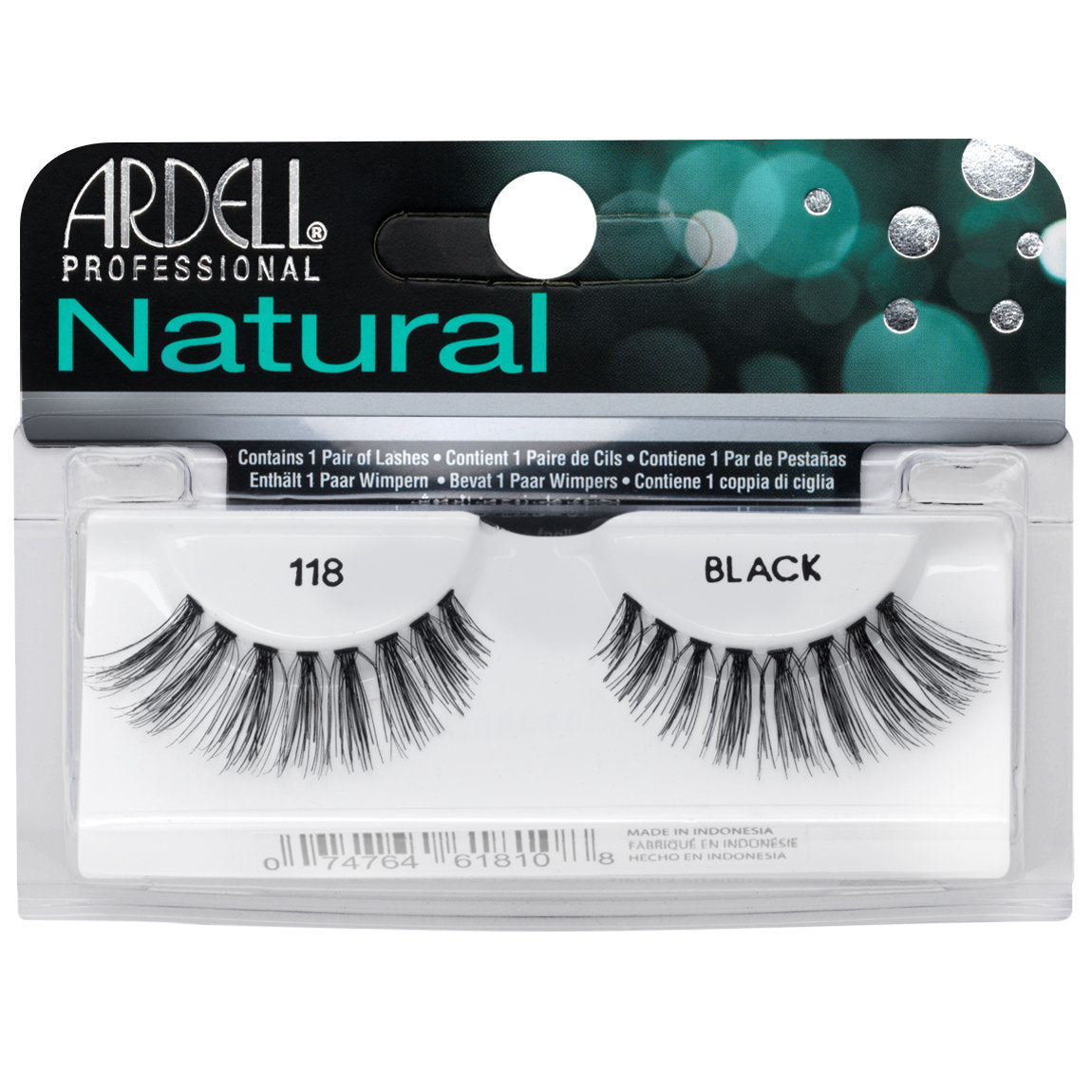 Ardell Professional Natural Lightweight Lashes, 118 Black