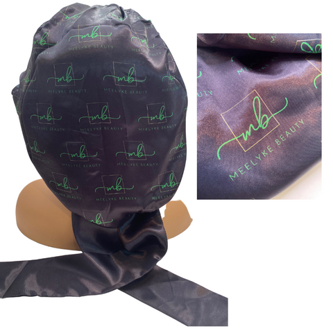 Signature Satin Bonnets with Attached Edge Strap